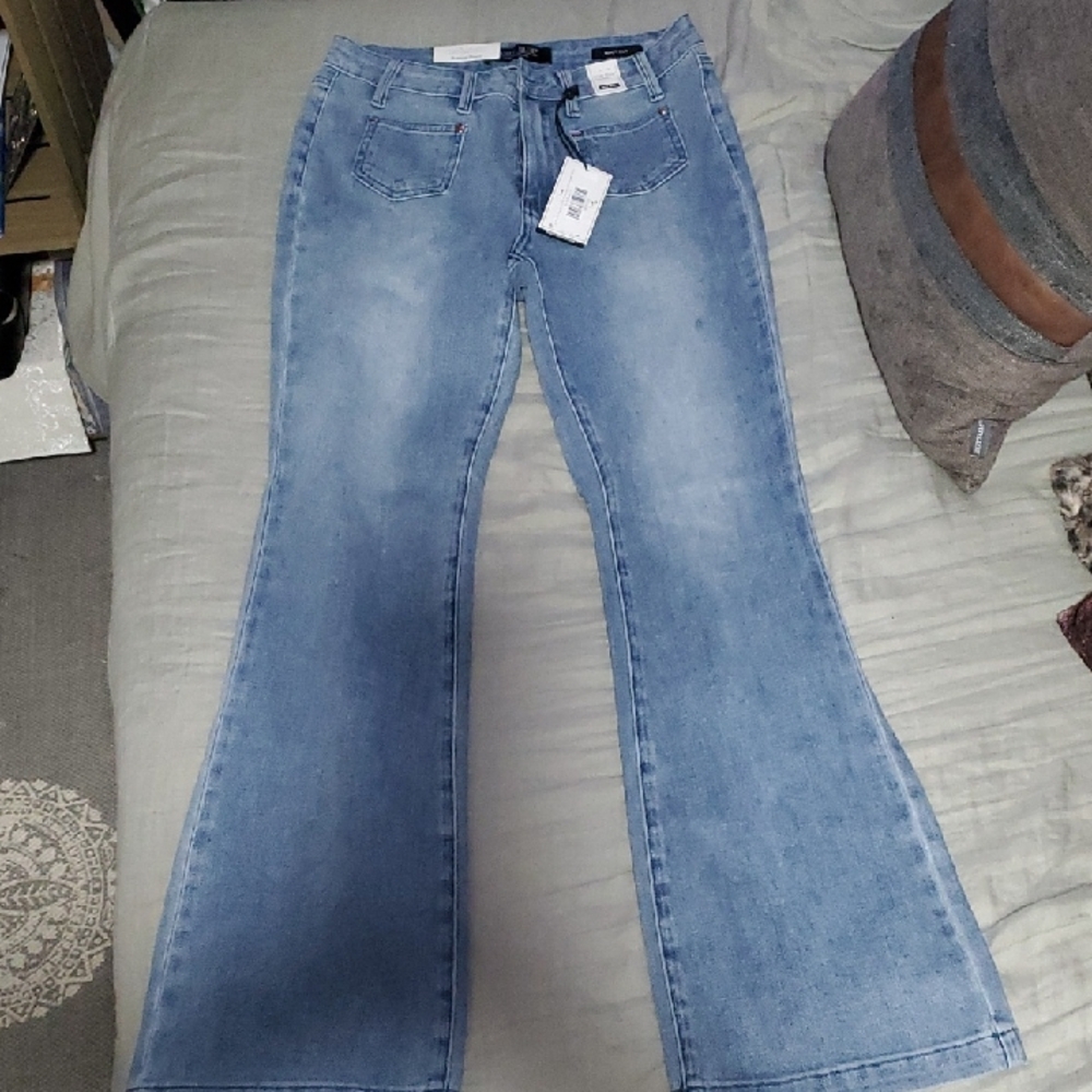 Judy Blue Light Blue Flare Jeans
